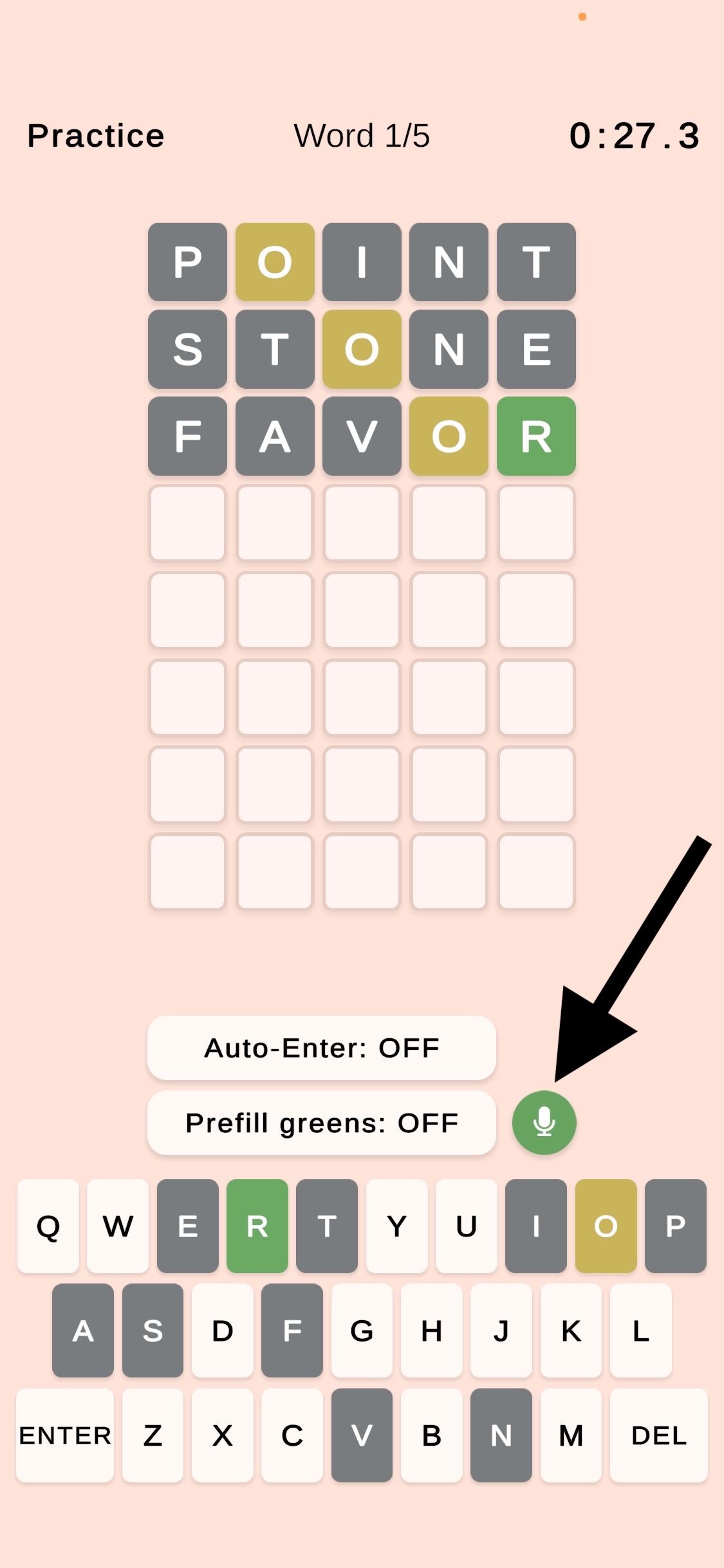Voice input